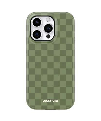 Moss Checkers Phone Case