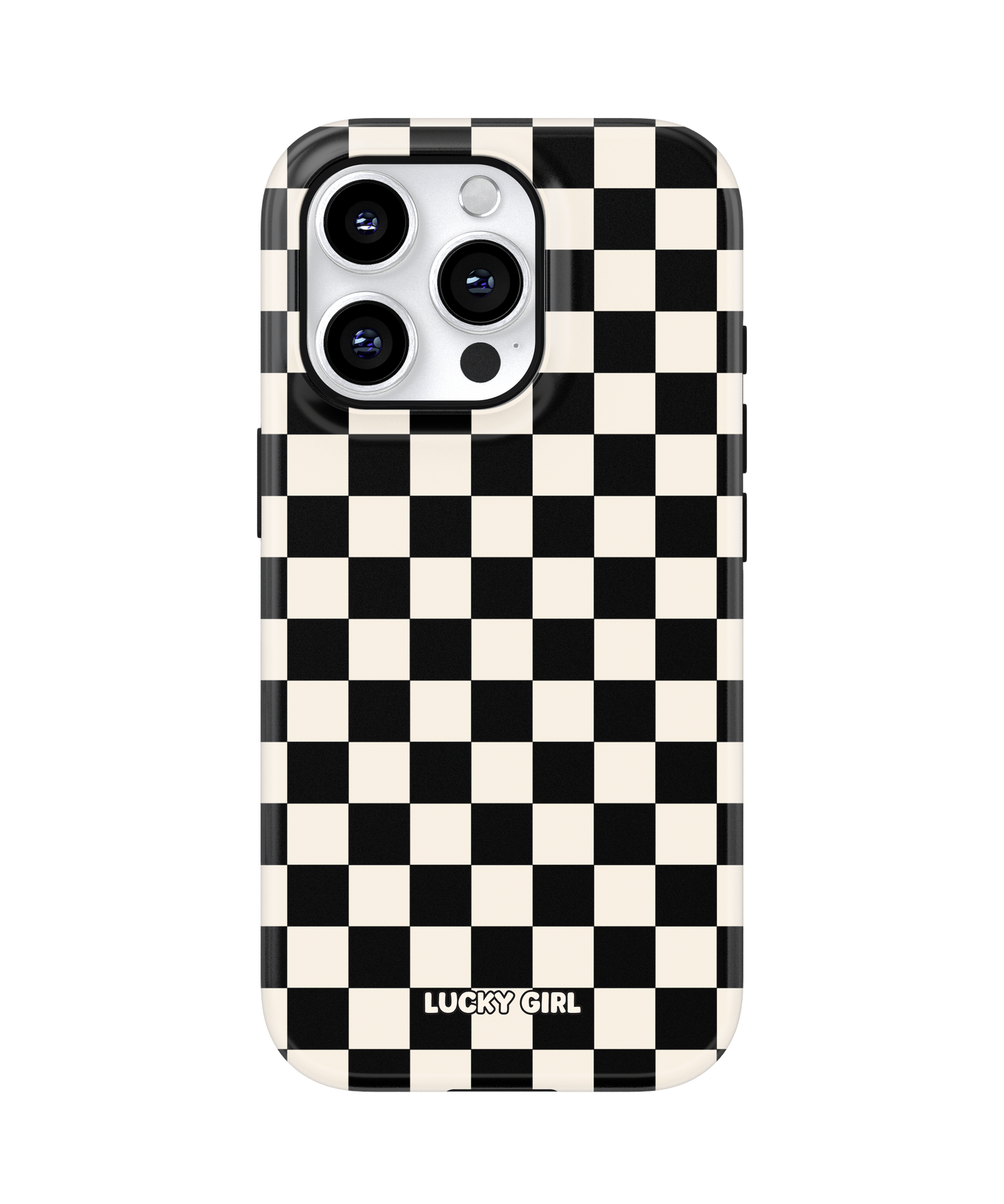 Onyx Checkers II Phone Case