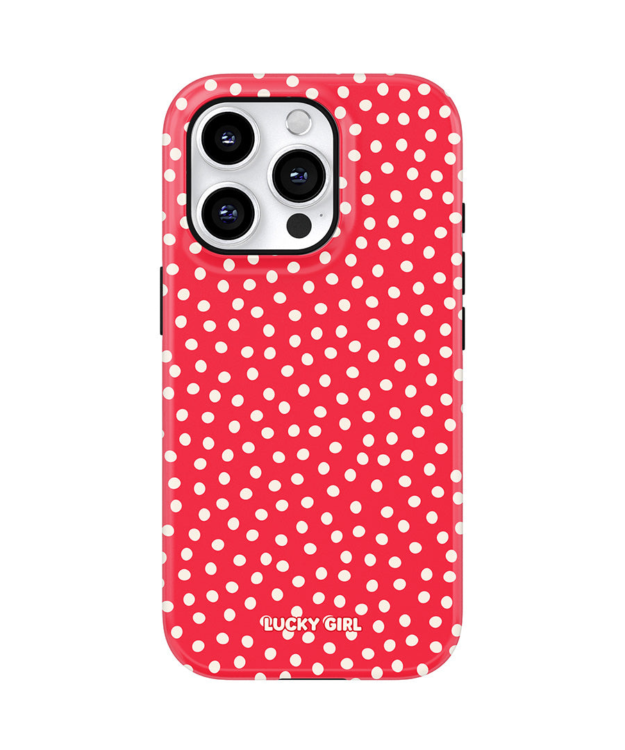 Vermillion Dots Phone Case