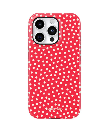 Vermillion Dots Phone Case