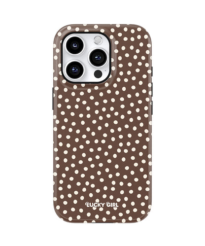 Espresso Dots Phone Case