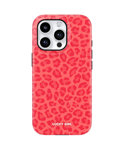 Vermillion Leopard Phone Case