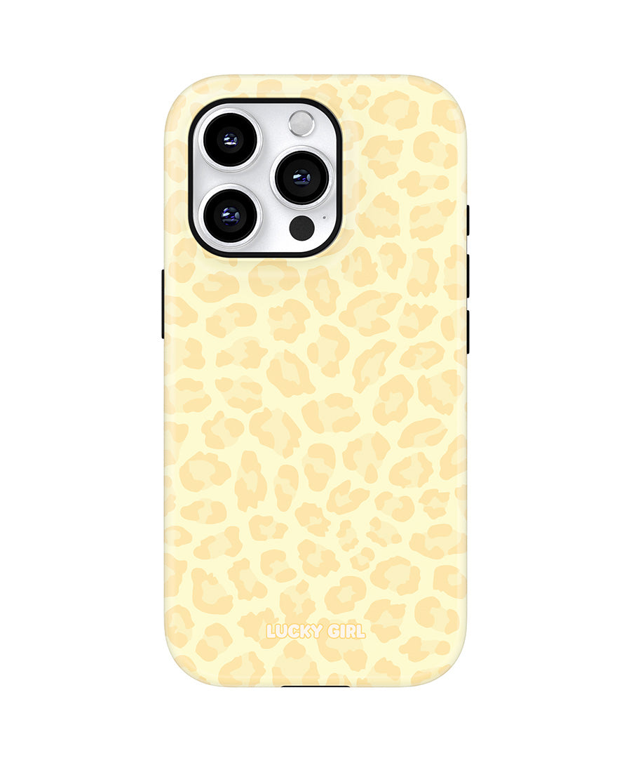 Banana Whispers Leopard Phone Case