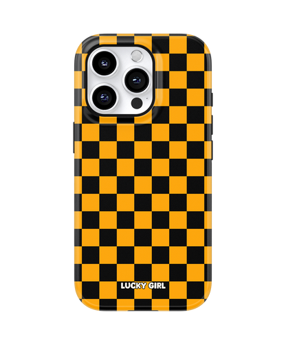 Creamsicle Checkers Phone Case