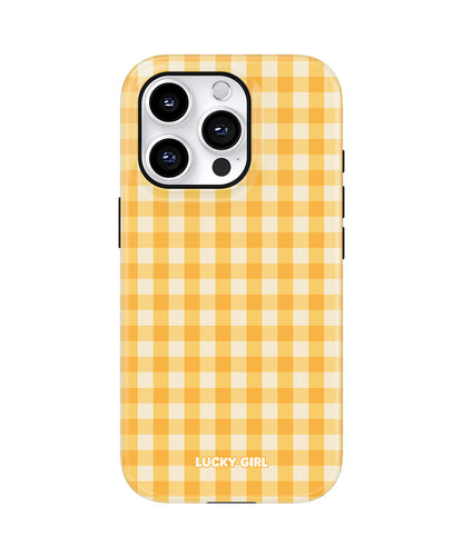 Sunshine Gingham Phone Case