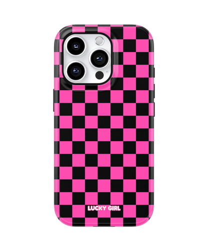 Raspberry Checkers Phone Case