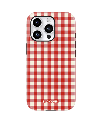 Apple Gingham Phone Case