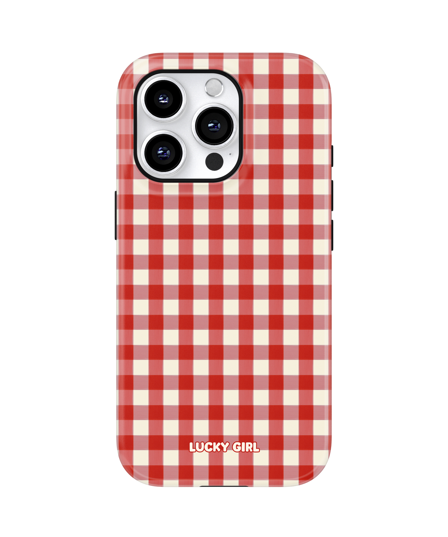 Apple Gingham Phone Case