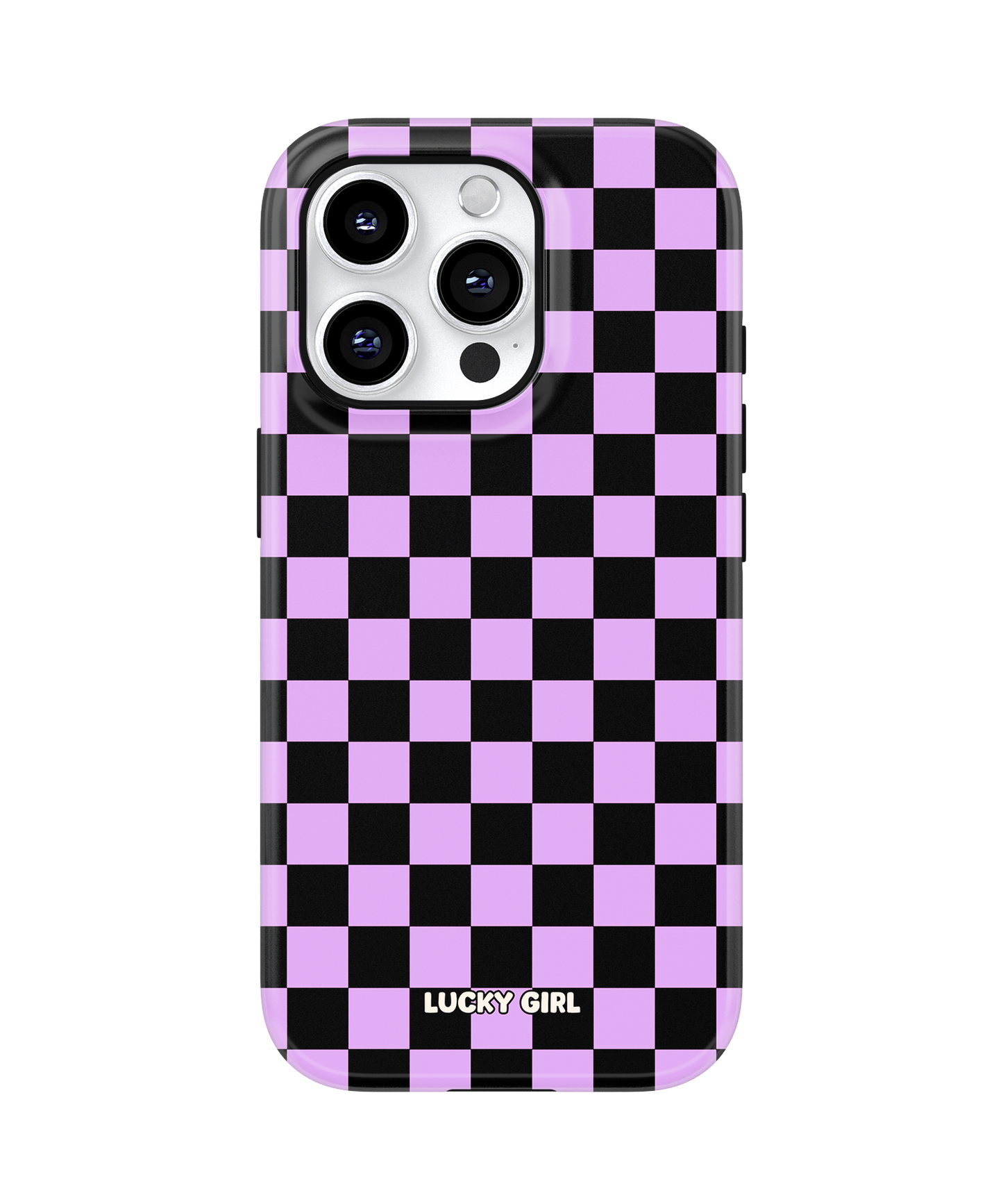 Lavender Checkers Phone Case