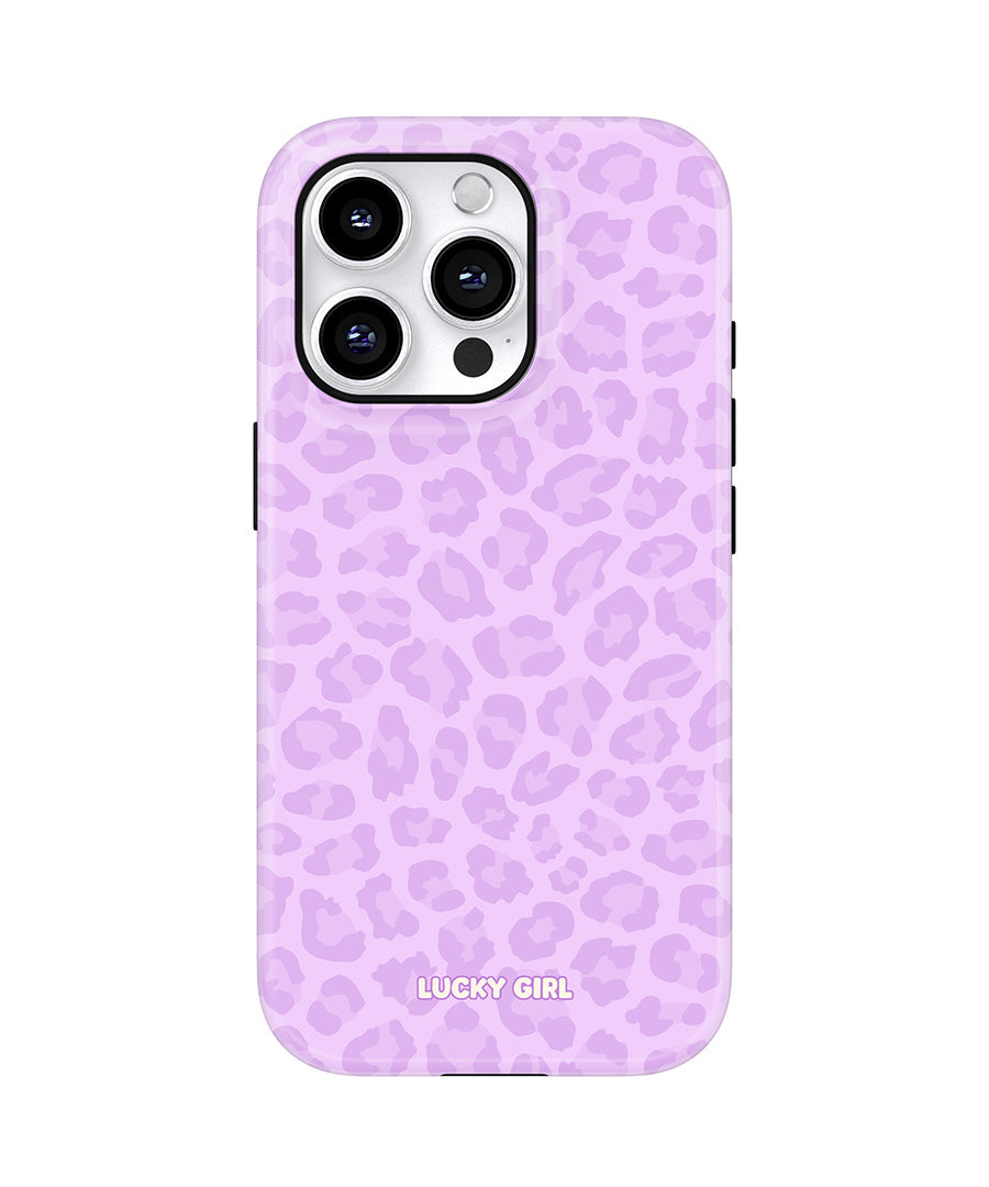Lilac Leopard Phone Case