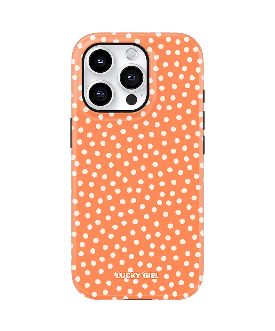 Tangerine Dots Phone Case