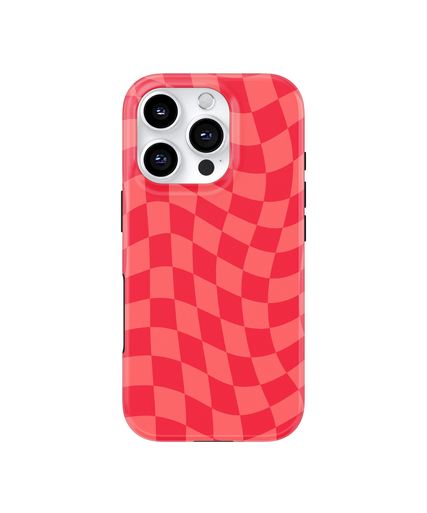 Vermillion Wavy Checkers MagSafe Phone Case