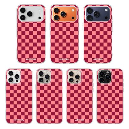Love Checkers Clear Case Insert