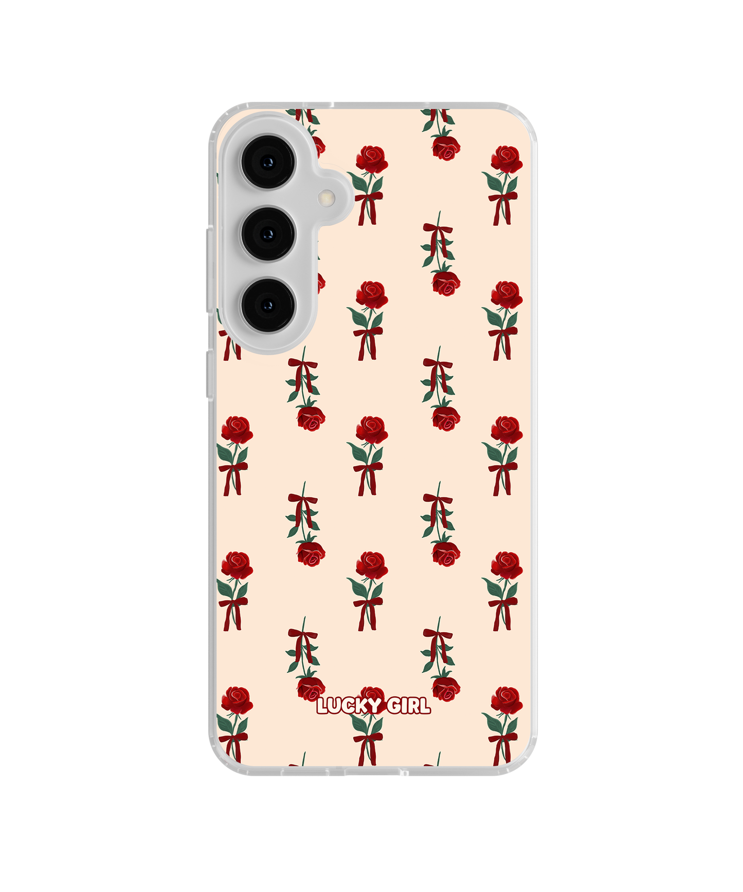 Vintage Roses Clear Case Insert