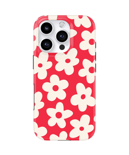 Vermillion Big Blooms MagSafe Phone Case