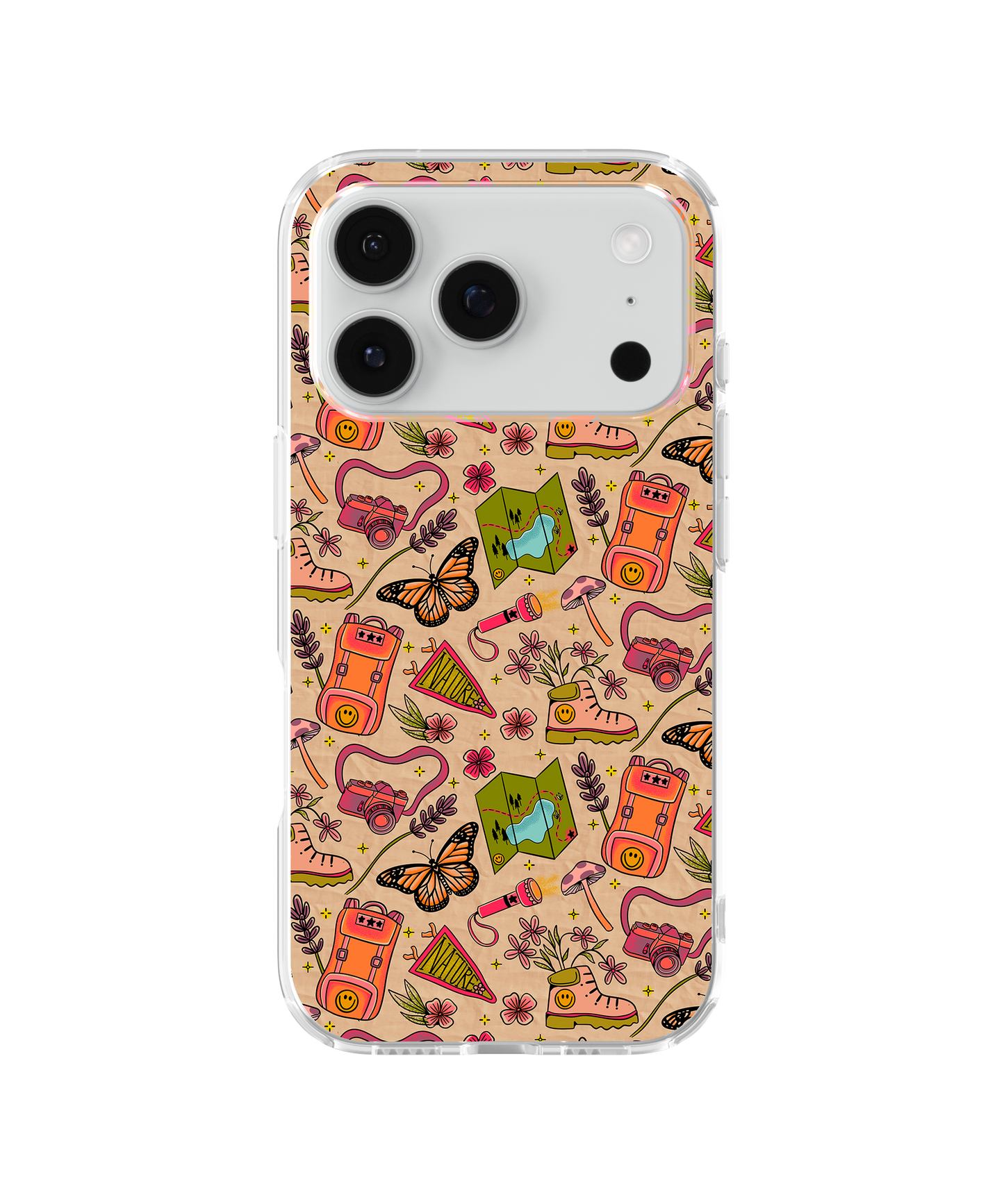 Happy Camper Clear Case Insert