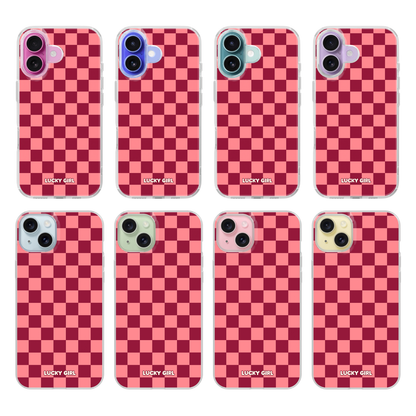 Love Checkers Clear Case Insert