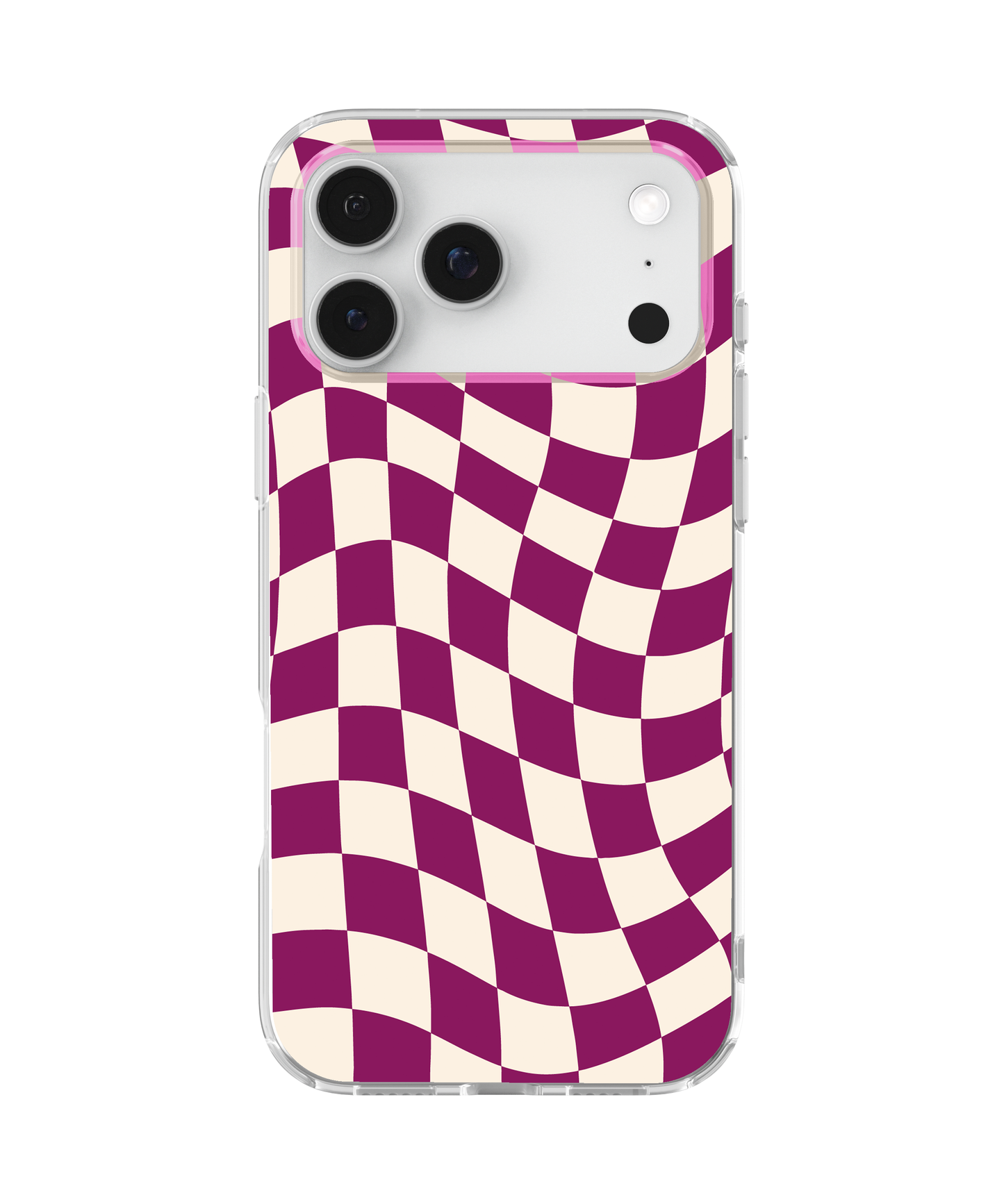 Velvet Wavy Checkers II Clear Case Insert