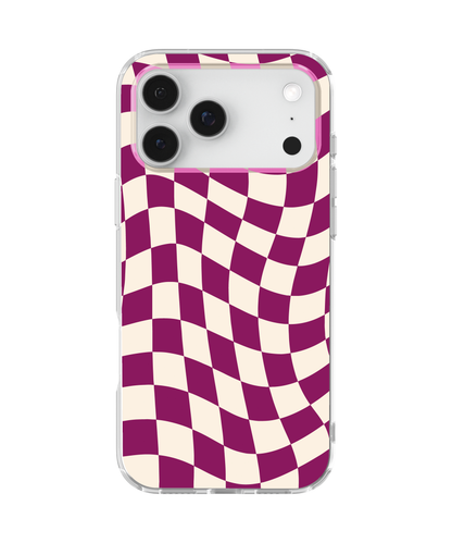 Velvet Wavy Checkers II Clear Case Insert