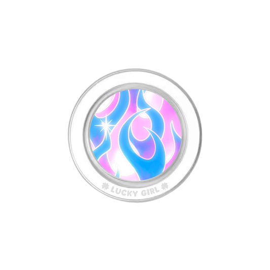 Ultraviolet Flames Phone Grip Insert