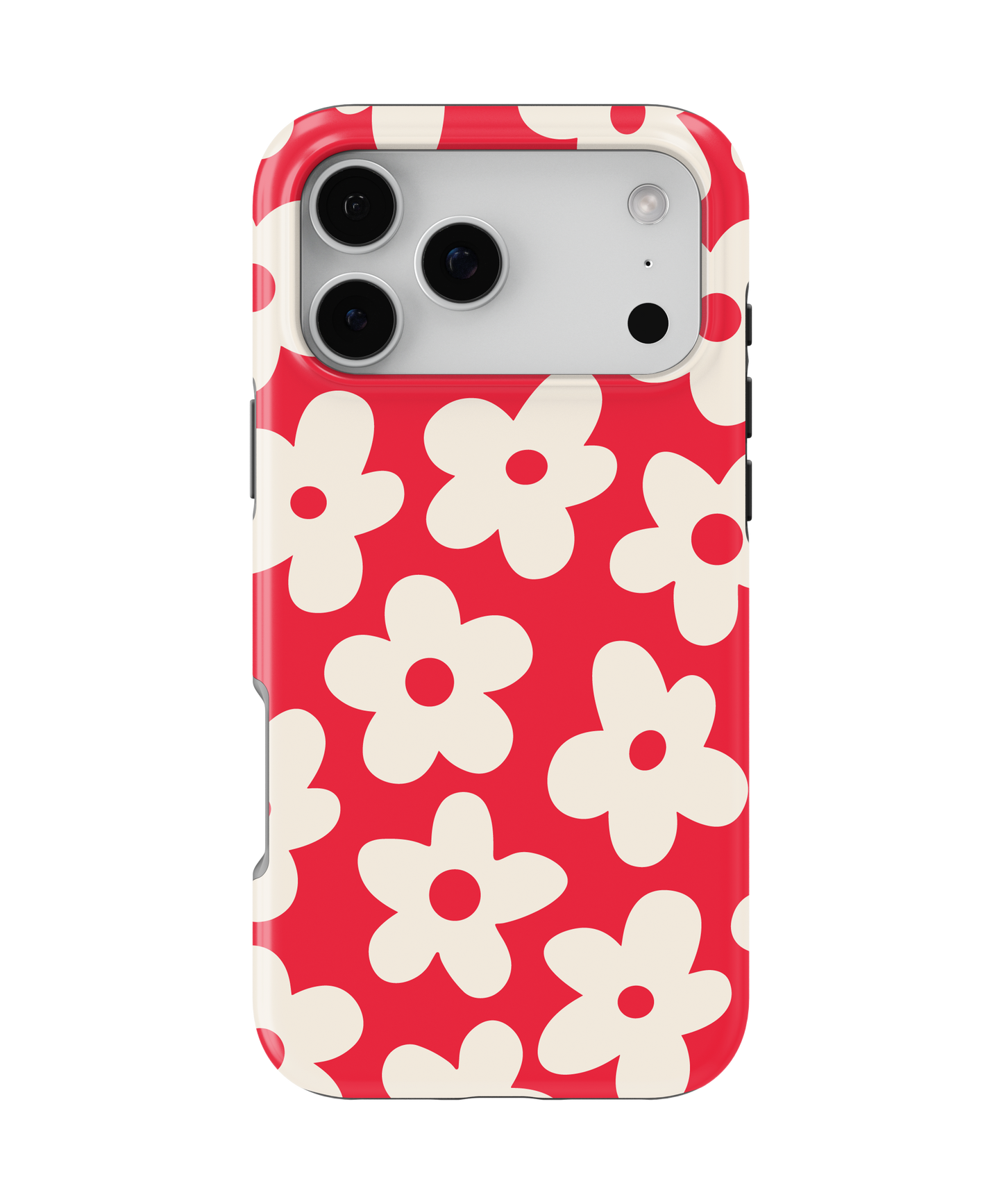 Vermillion Big Blooms MagSafe Phone Case