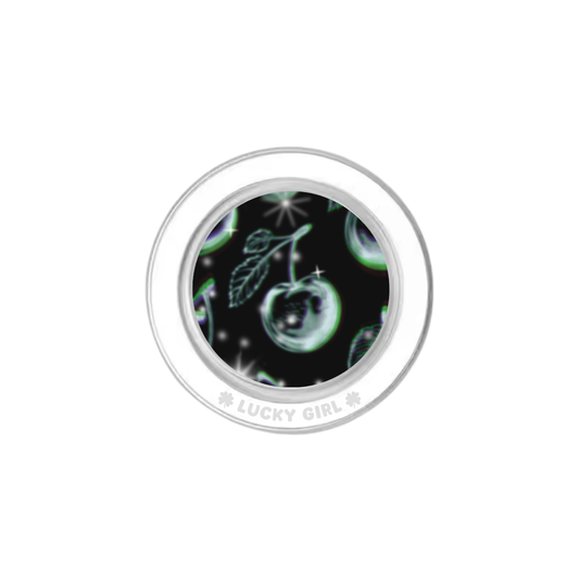 Chrome Cherries Phone Grip Insert