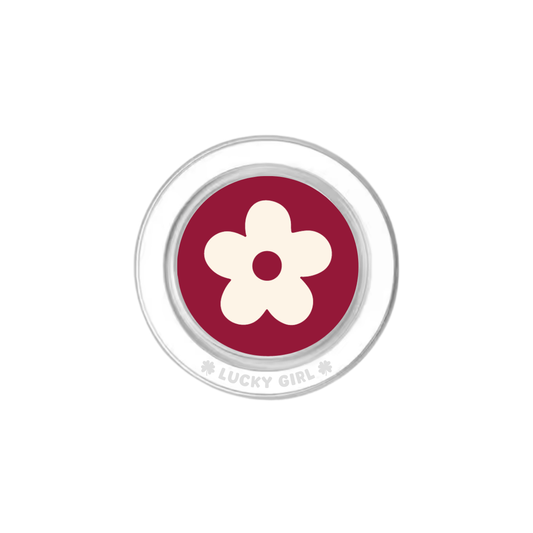 Black Cherry Big Blooms Phone Grip Insert