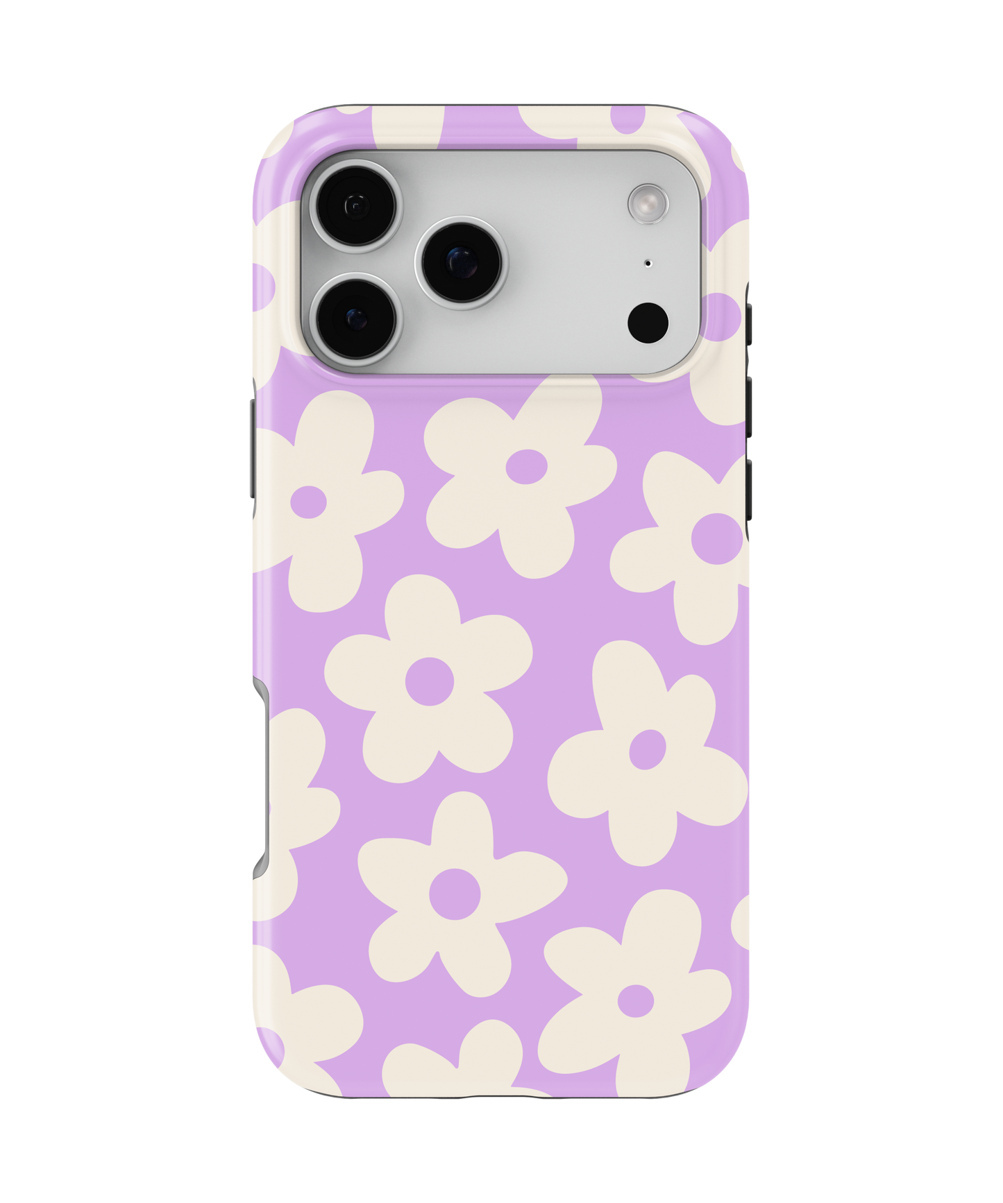 Lilac Big Blooms MagSafe Phone Case
