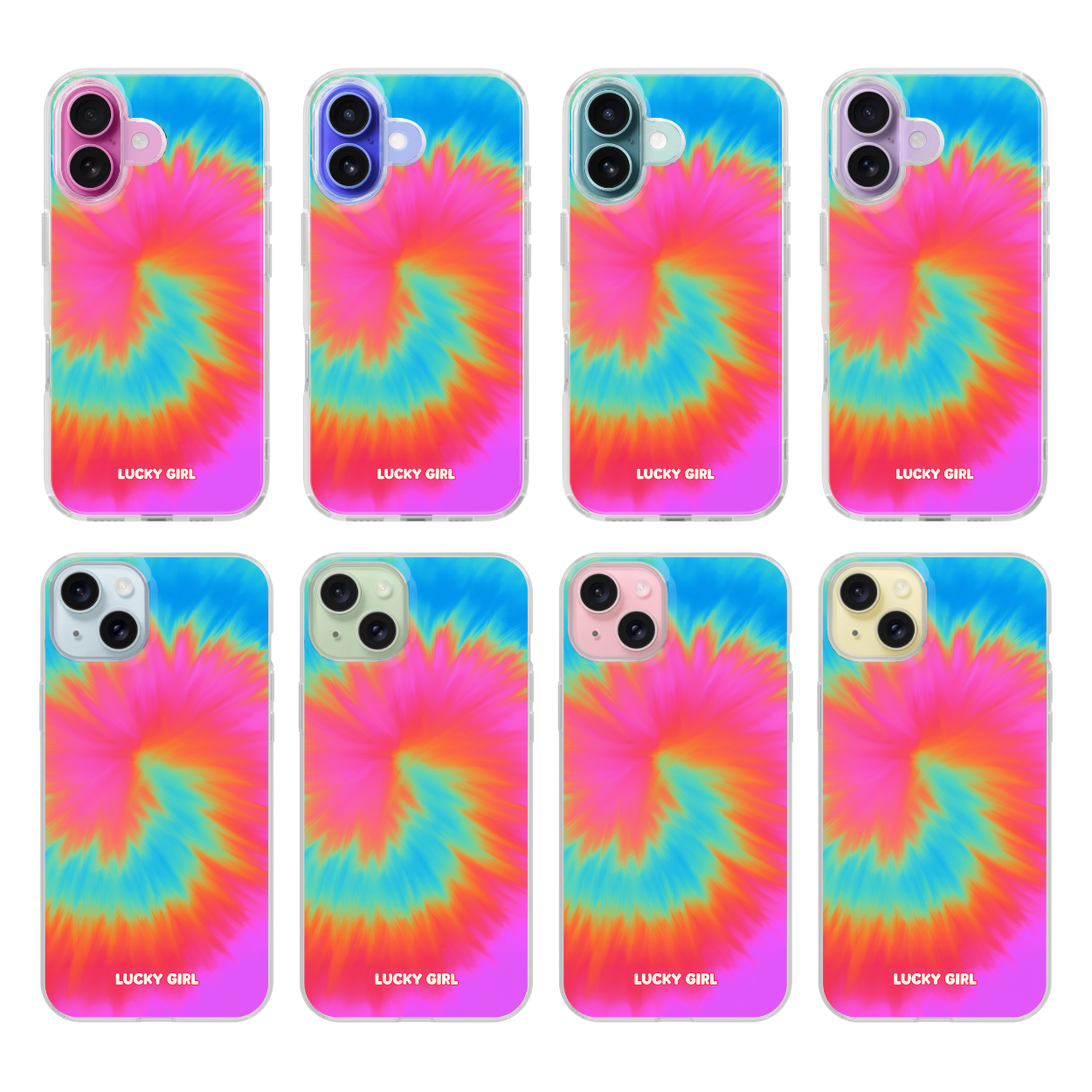 Tropical Twirl Clear Case Insert