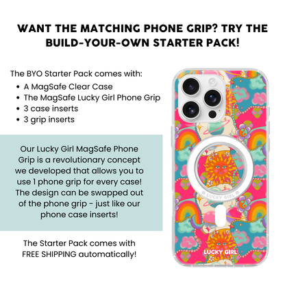 Neon Cosmos Clear Case Insert