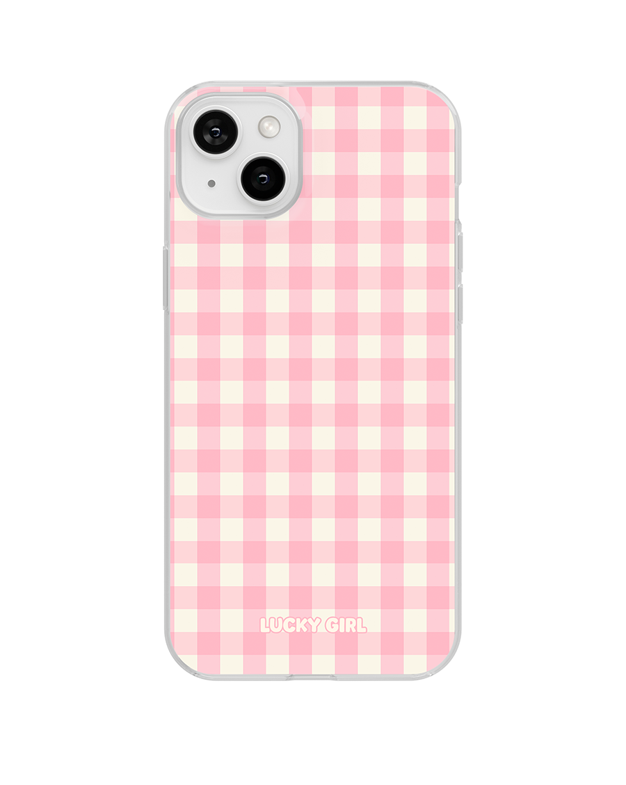 Cupcake Gingham Clear Case Insert