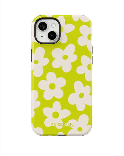 Electric Lime Big Blooms Phone Case