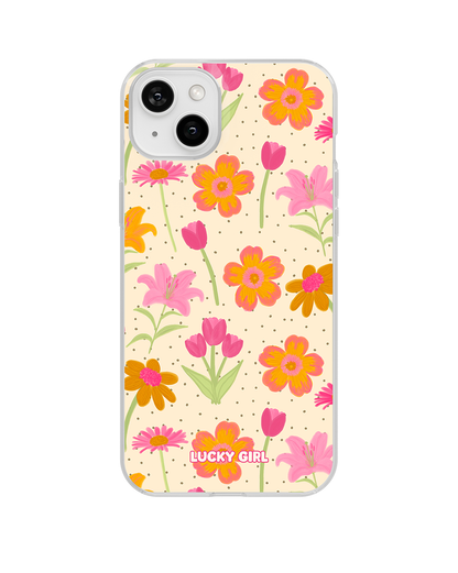 Polka Petals Clear Case Insert