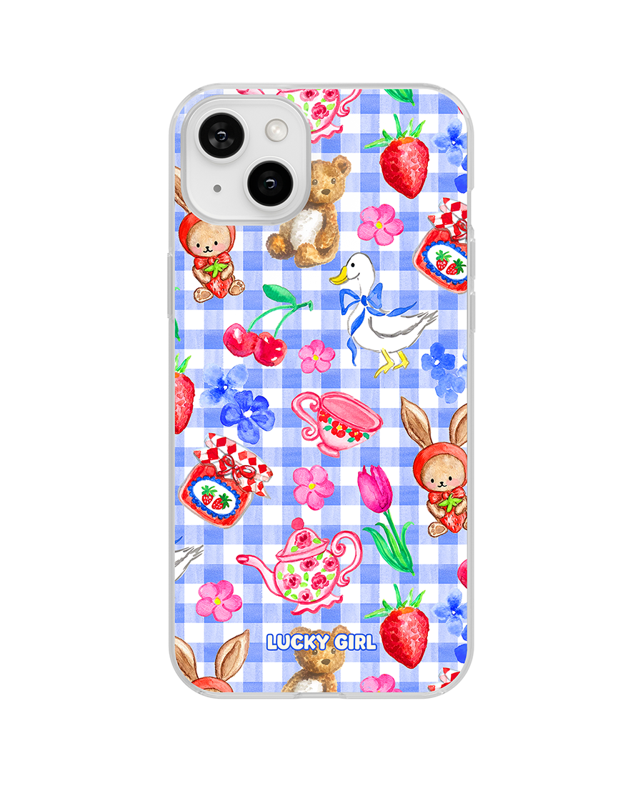 Gingham Goose Clear Case Insert