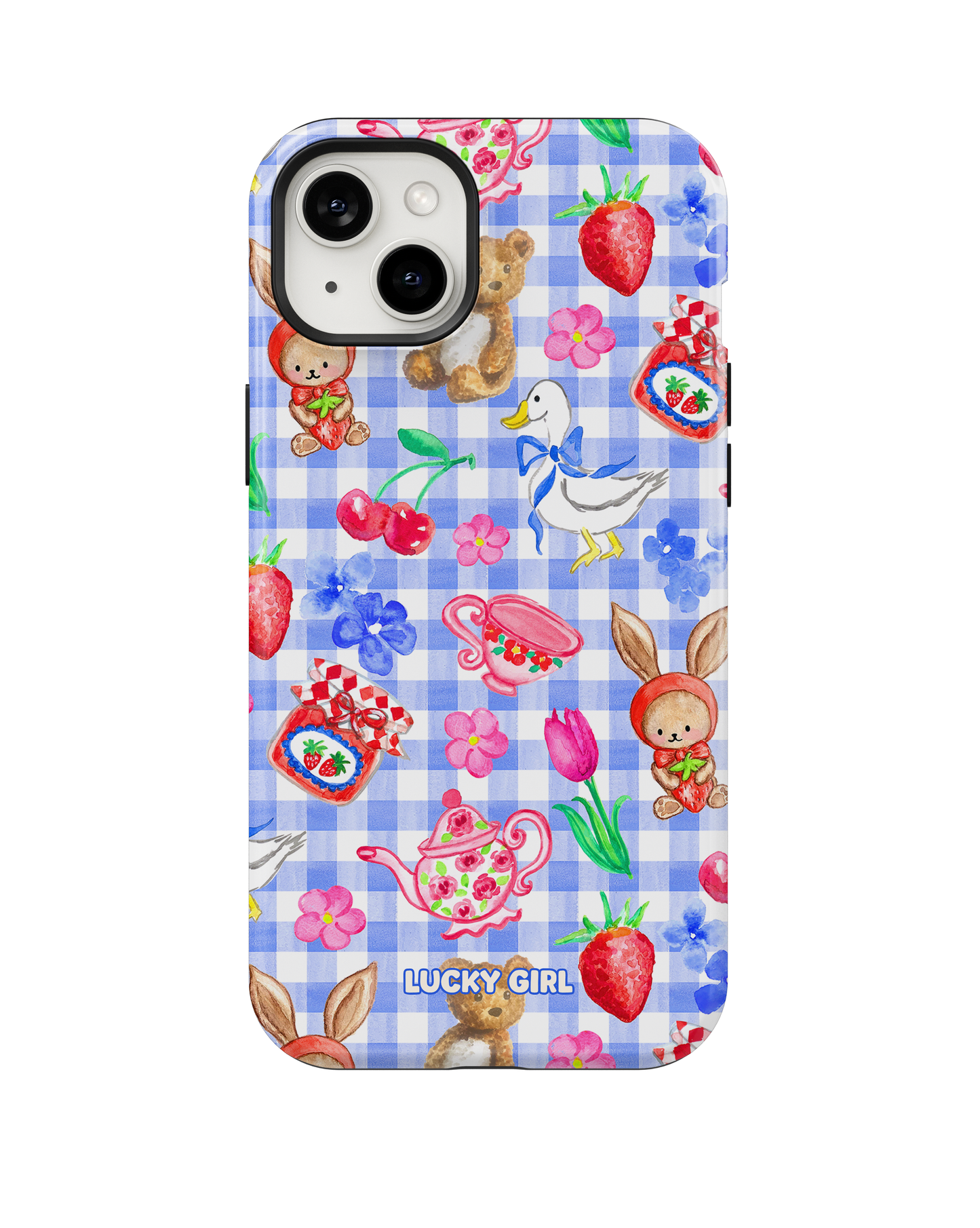 Gingham Goose Phone Case
