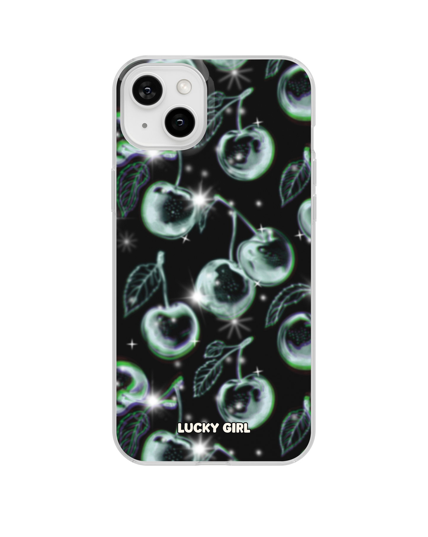 Chrome Cherries Clear Case Insert