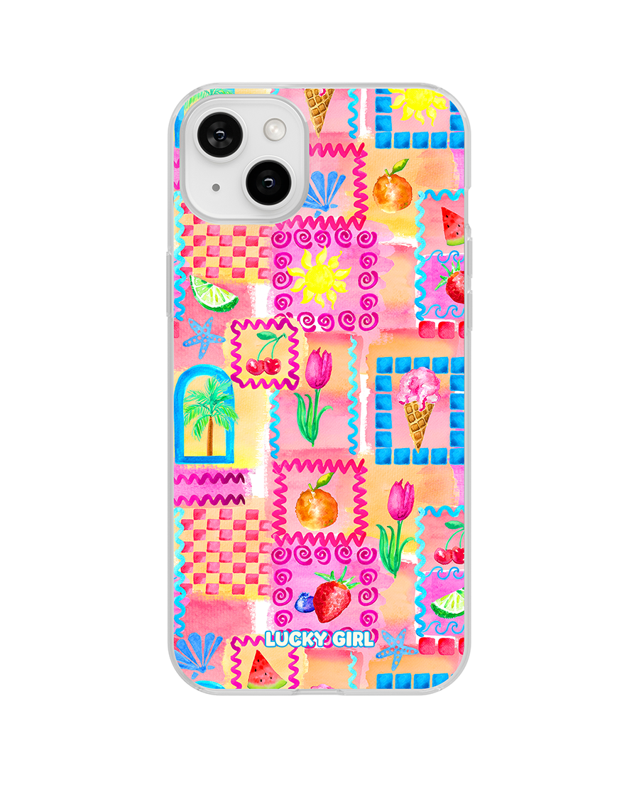Summer Scrapbook Clear Case Insert
