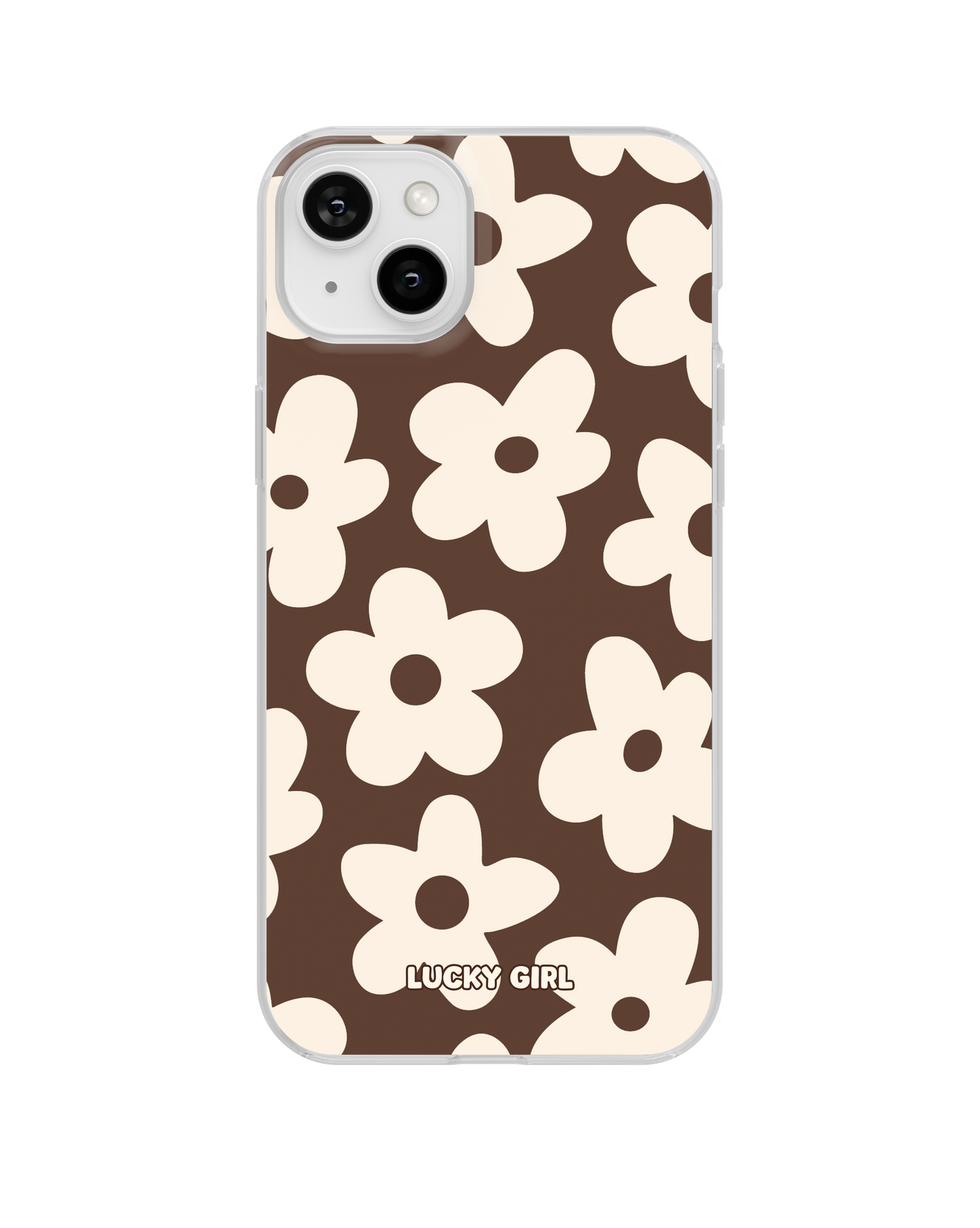 Espresso Big Blooms Clear Case Insert