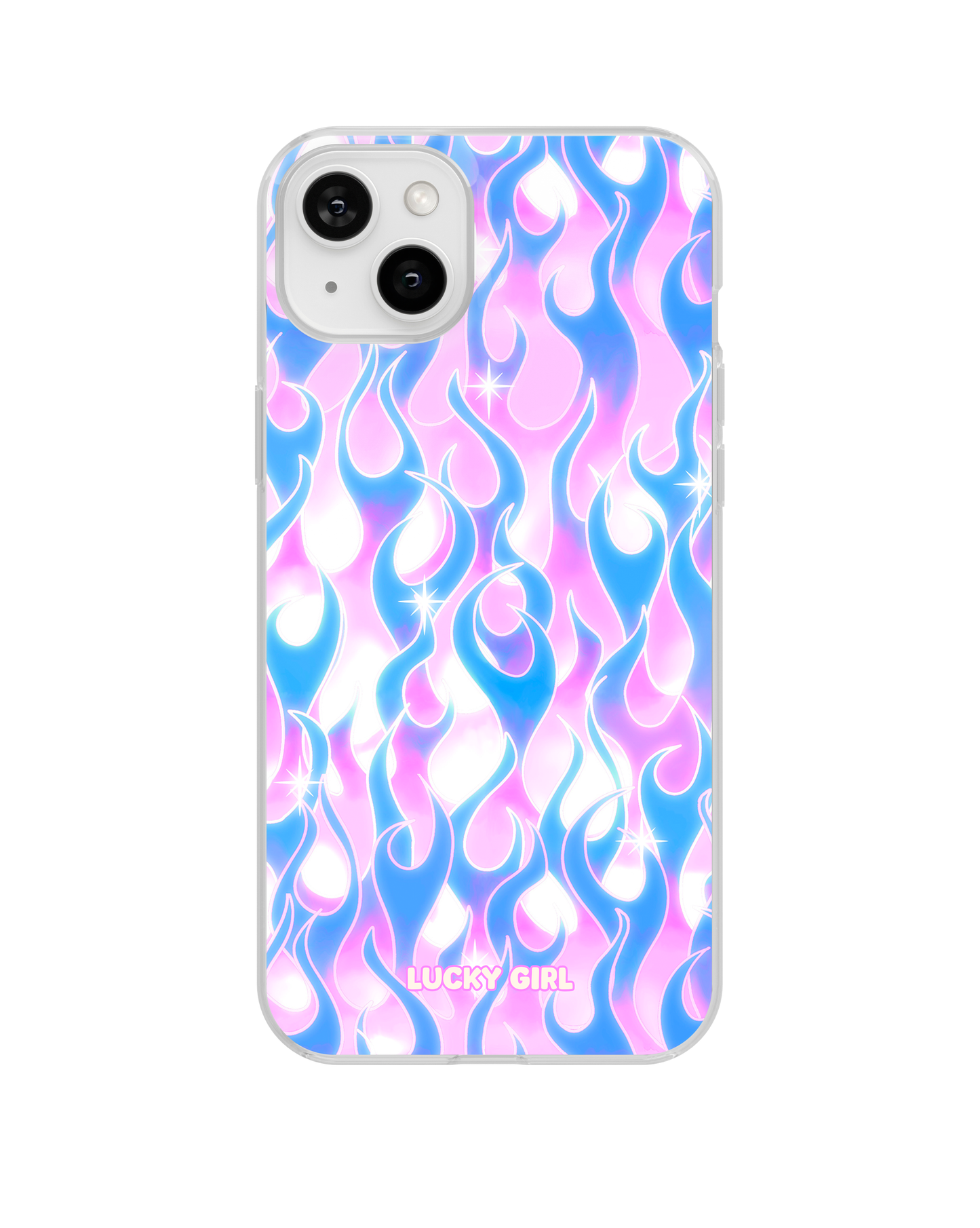 Ultraviolet Flames Clear Case Insert