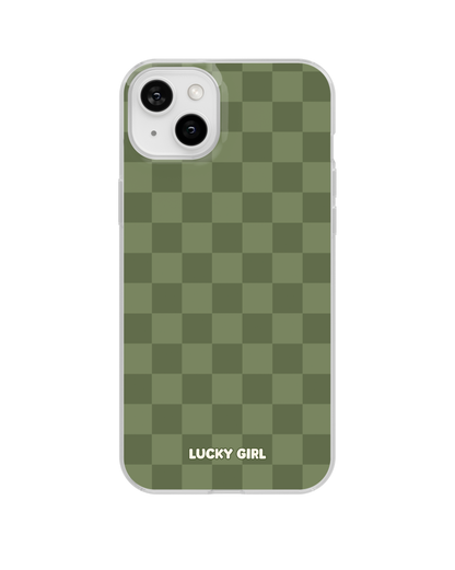 Moss Checkers Clear Case Insert