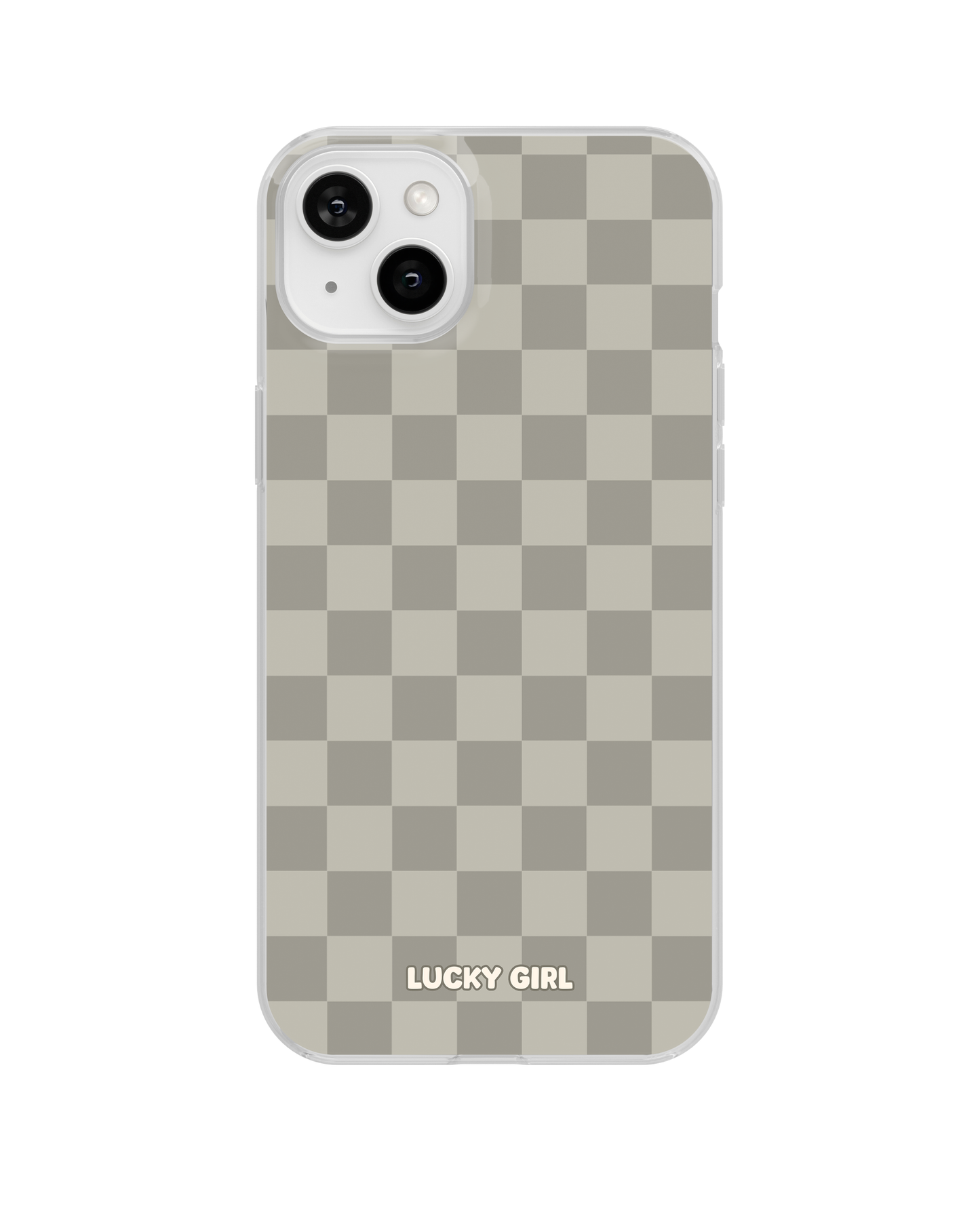 River Rock Checkers Clear Case Insert