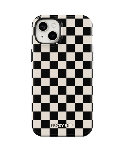 Onyx Checkers II Phone Case