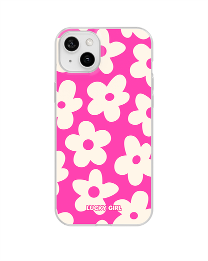 Raspberry Big Blooms Clear Case Insert