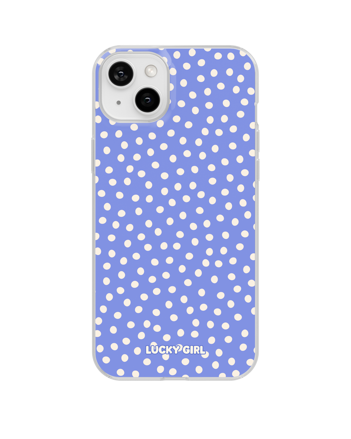 Bluebell Dots Clear Case Insert