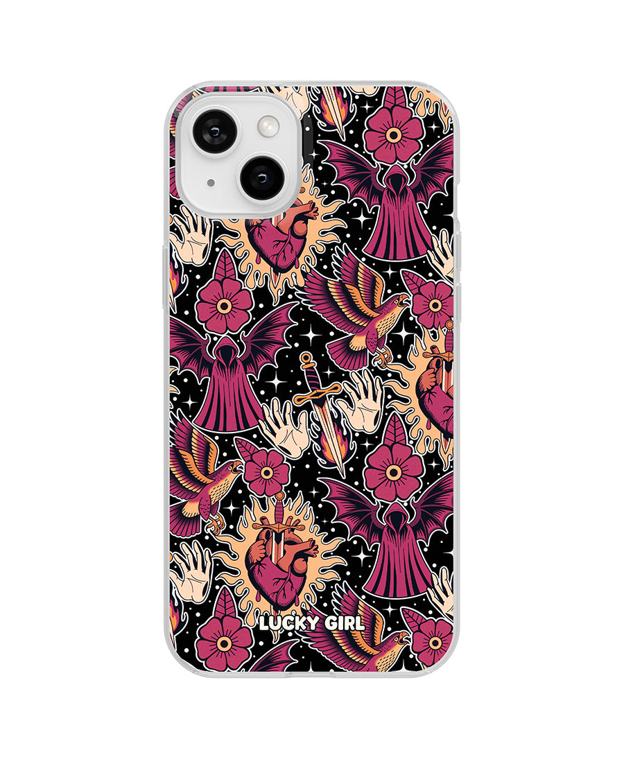 Silent Heart Clear Case Insert