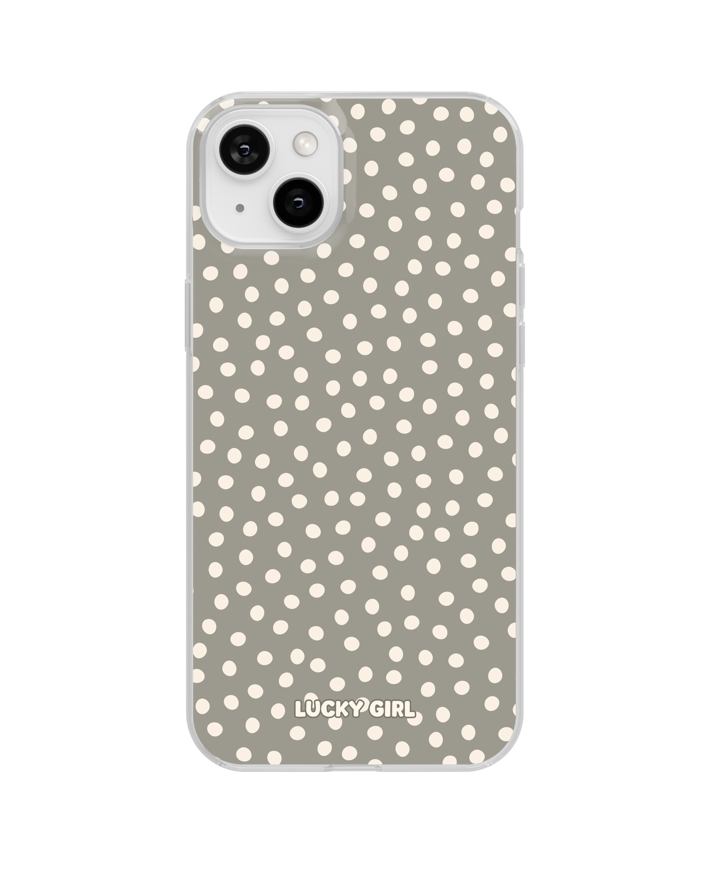 River Rock Dots Clear Case Insert
