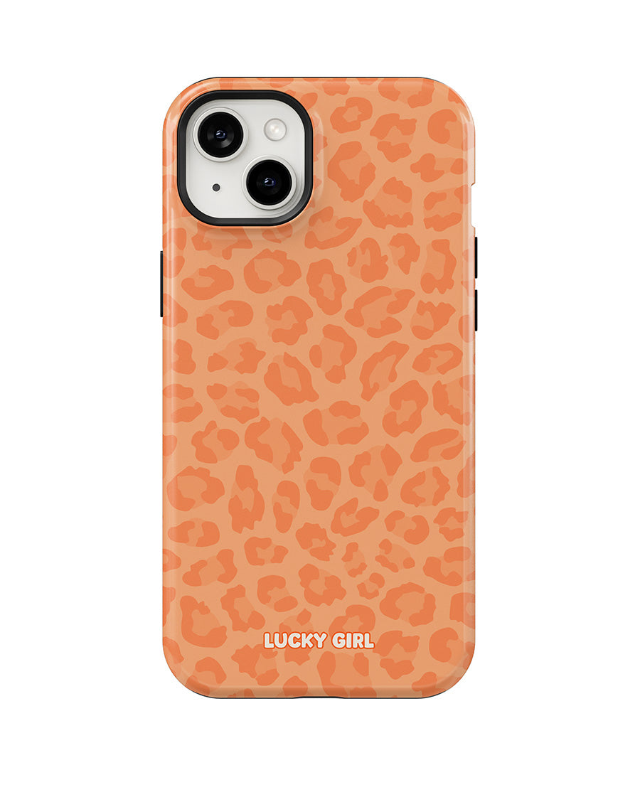 Tangerine Leopard Phone Case