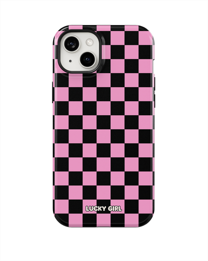 Bubblegum Checkers Phone Case