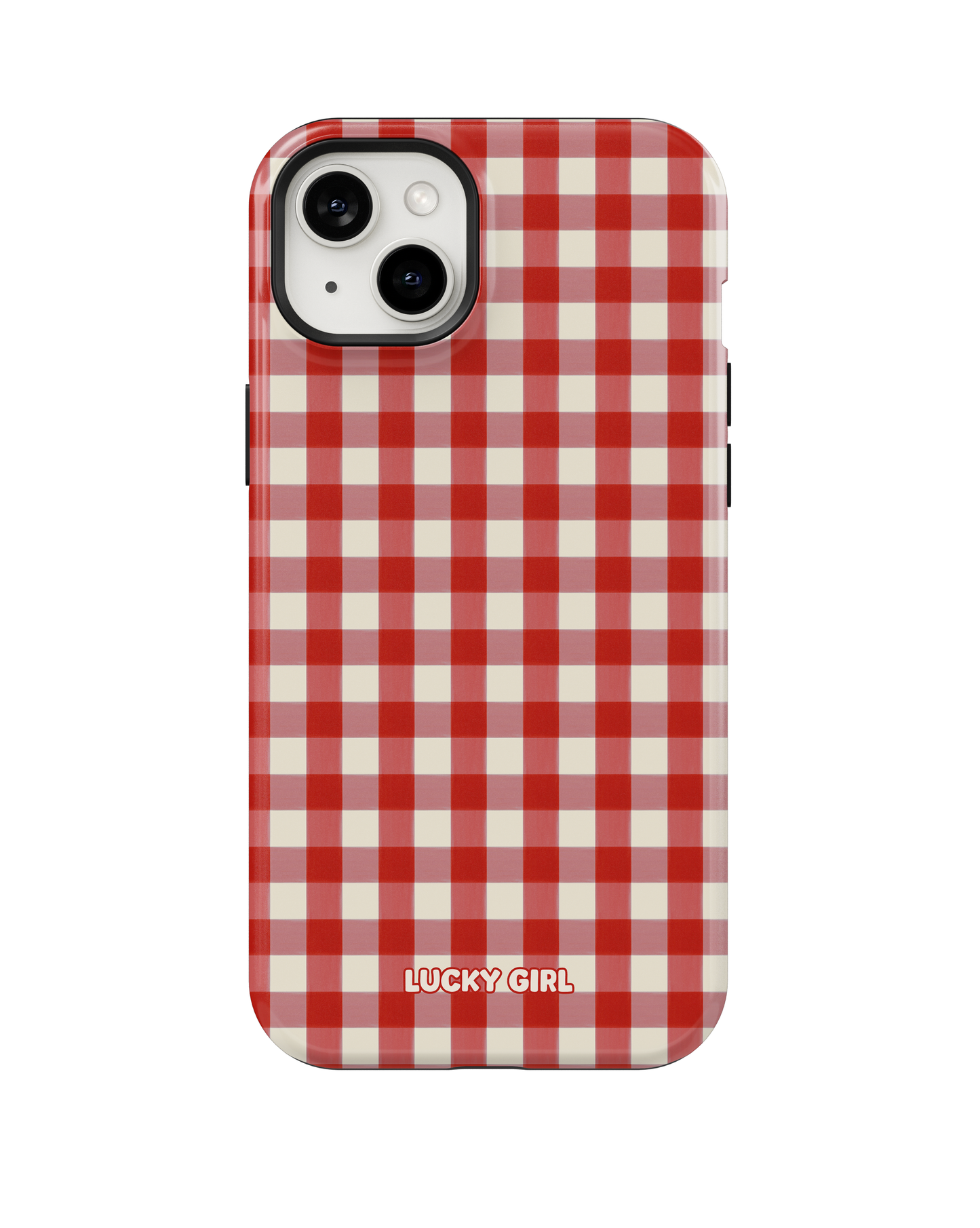 Apple Gingham Phone Case