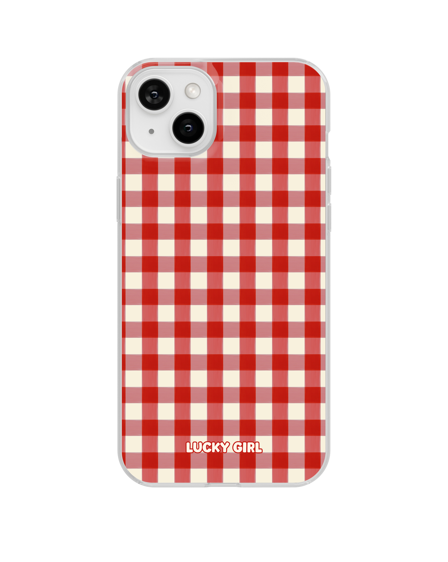 Apple Gingham Clear Case Insert